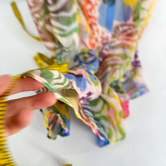 Pia Rossini Riva Maxi Dress Multicolor NWT Size Medium - Picture 6 of 9